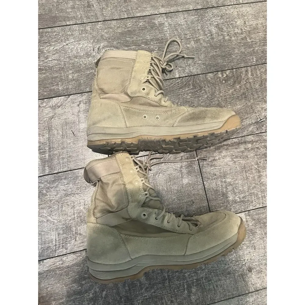 Danner Desert TFX Tan Leather Combat Tactical Boots Men's Size 11 EE Wide